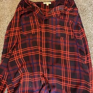 Plaid blouse